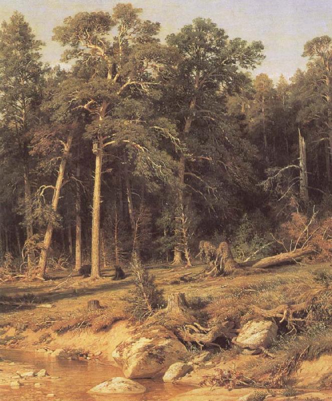 Ivan Shishkin A Pine Forest Mast-Timber forest in Viatka Province